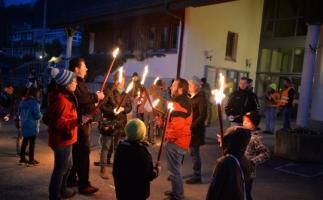 Fackelumzug Fasnachtsfeuer 2017